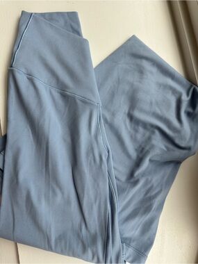 Light Gray-Blue Aerie Flare Yoga Pants